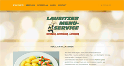 Desktop Screenshot of lausitzer-menue-service.de